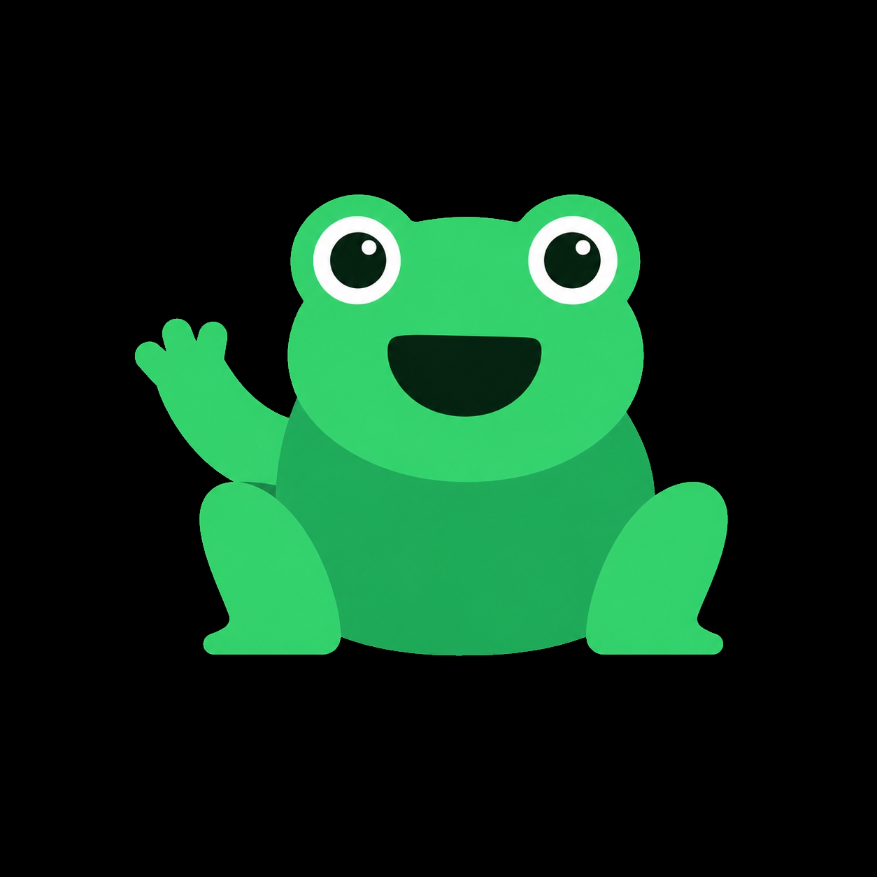 Leap mascot waving